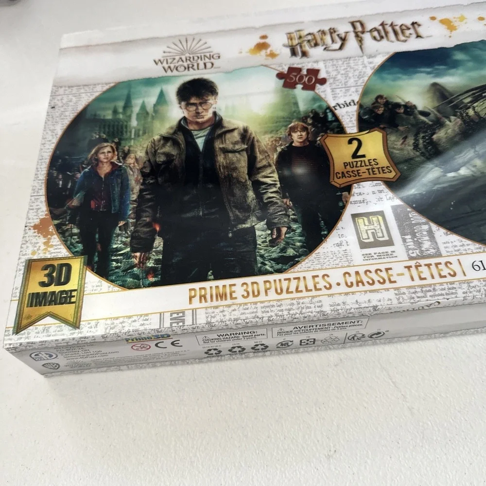 Harry Potter Wizarding World Prime 3D Image 2 puzzles 500pc Each